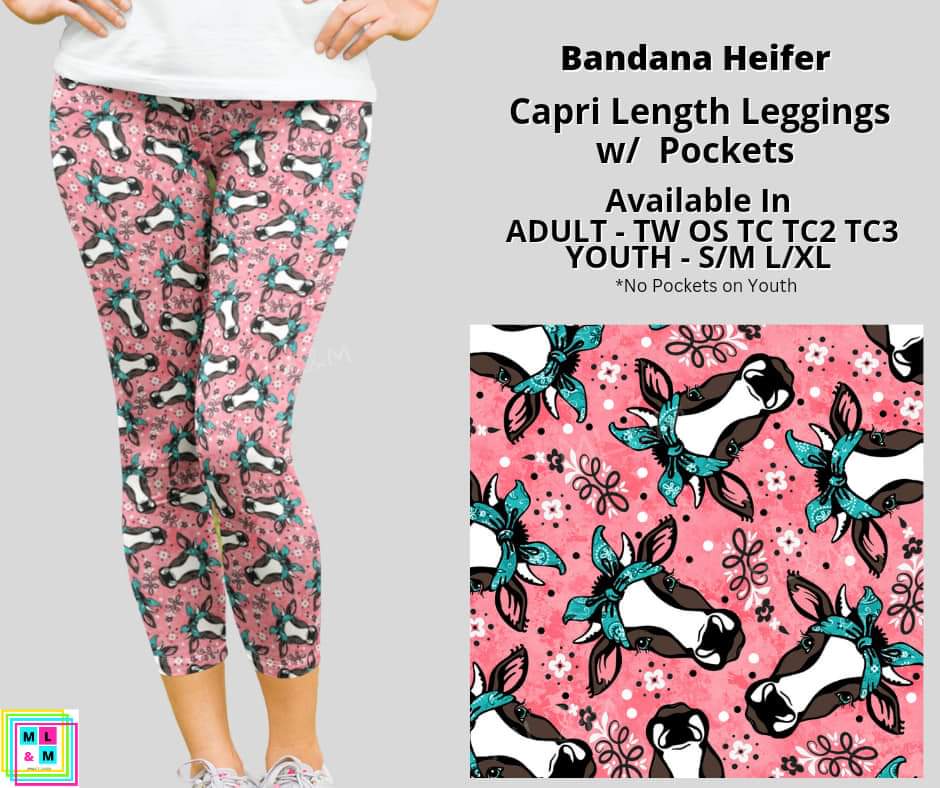 Bandana Heifer Capri Length w/ Pockets