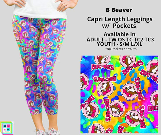 B Beaver Capri Length w/ Pockets
