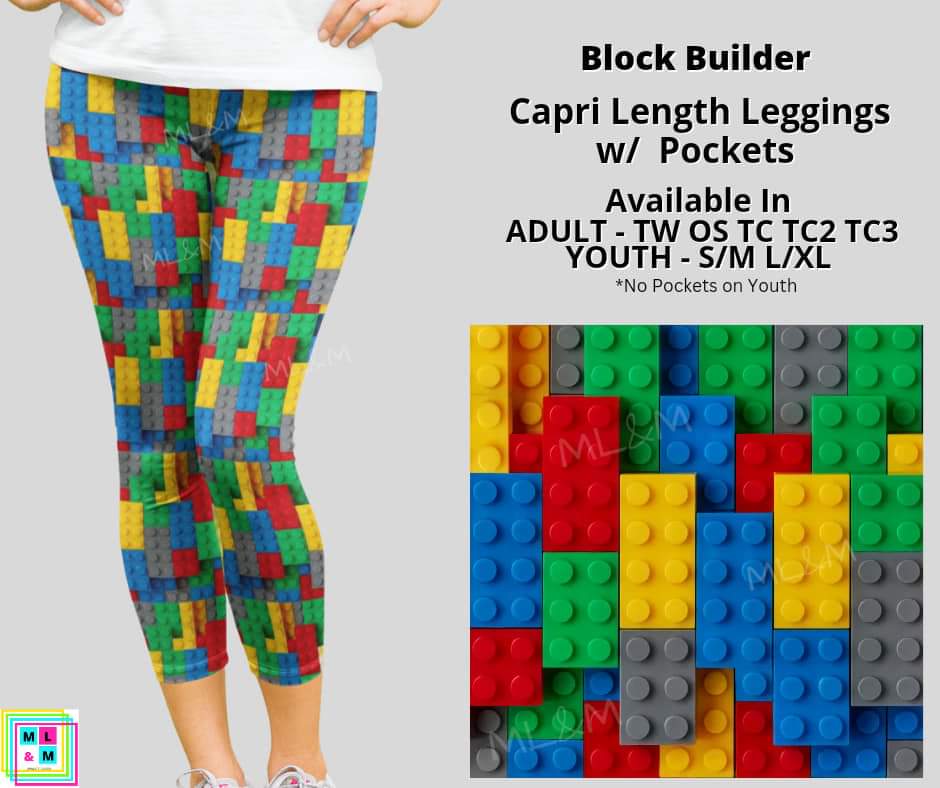 Block Builder Capri Length w/ Pockets