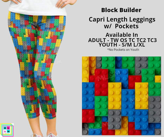 Block Builder Capri Length w/ Pockets