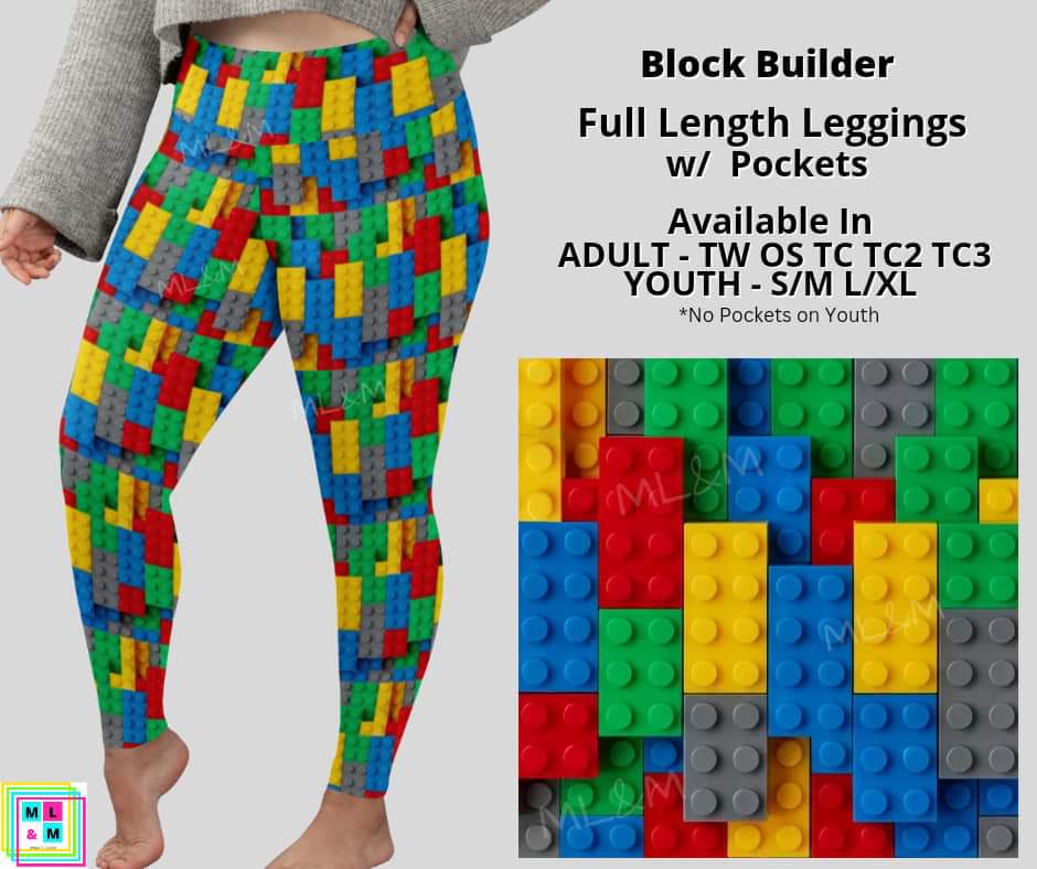 Block Builder Full Length Leggings