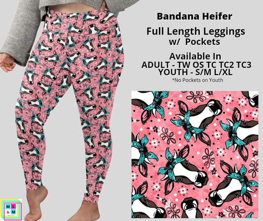 Bandana Heifer Full Length Leggings