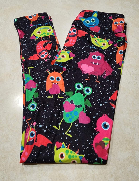 Loveable Monsters Full Length Leggings