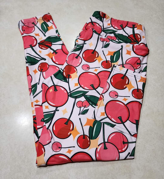 Cherry Stars Full Length w/ Pockets