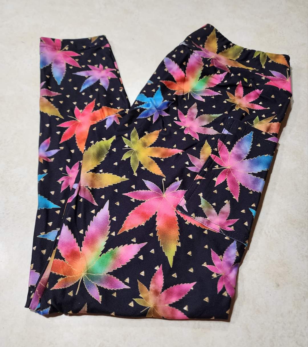 Gilded Rainbow Cannabis Full Length w/ Pockets