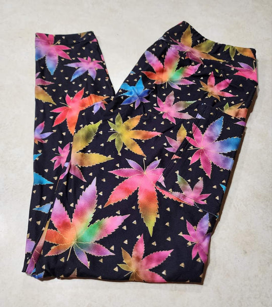 Gilded Rainbow Cannabis Full Length w/ Pockets