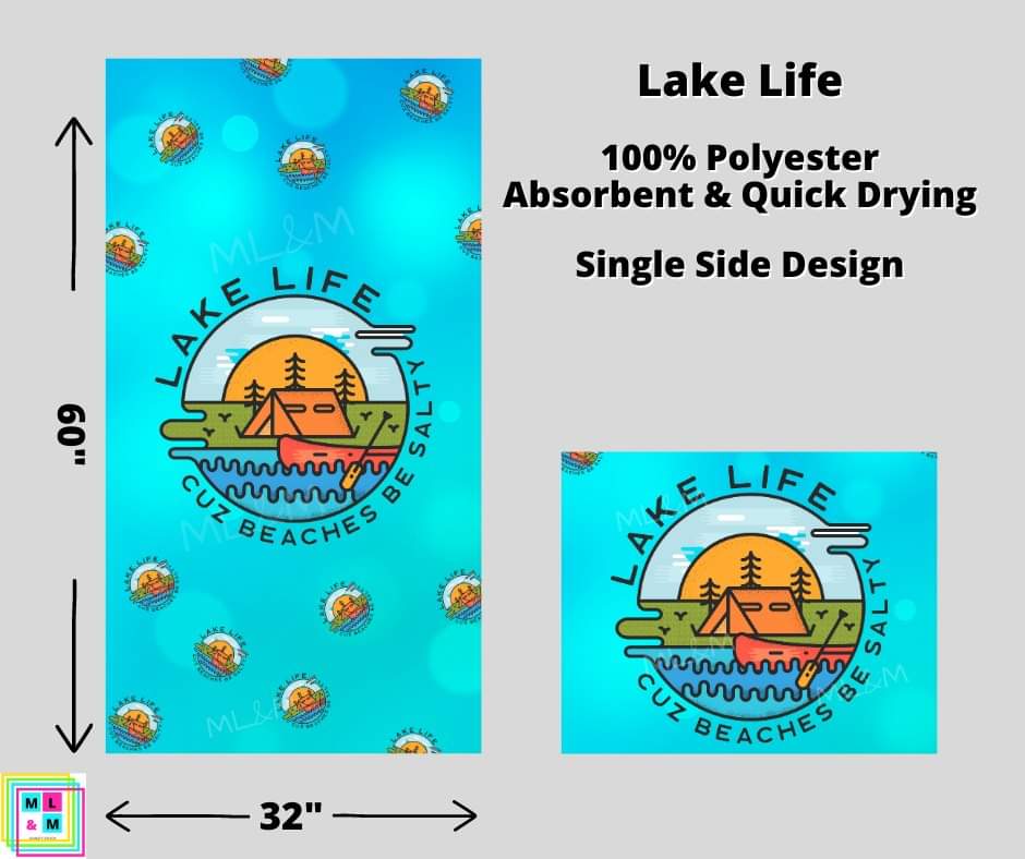 Lake Life Towel