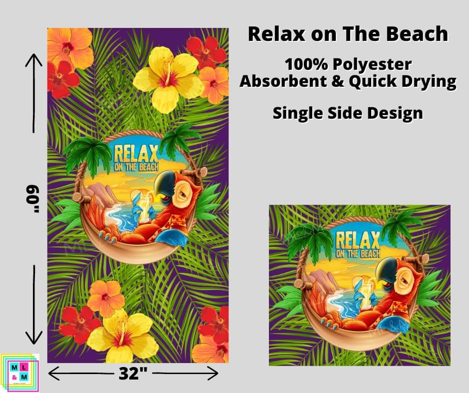Relax On The Beach Towel