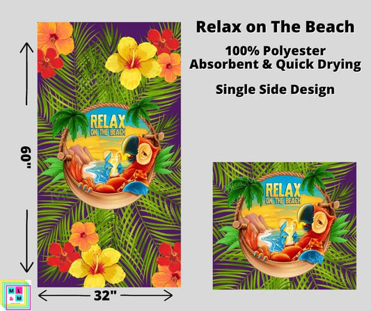 Relax On The Beach Towel