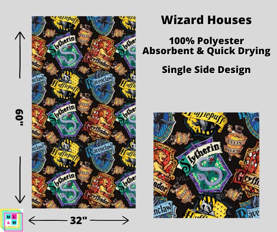 Wizard Houses Towel