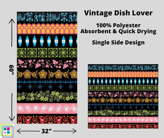 Vintage Dish Lover Towel