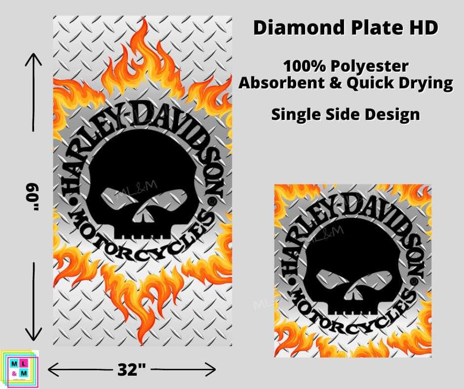 Diamond Plate HD Towel