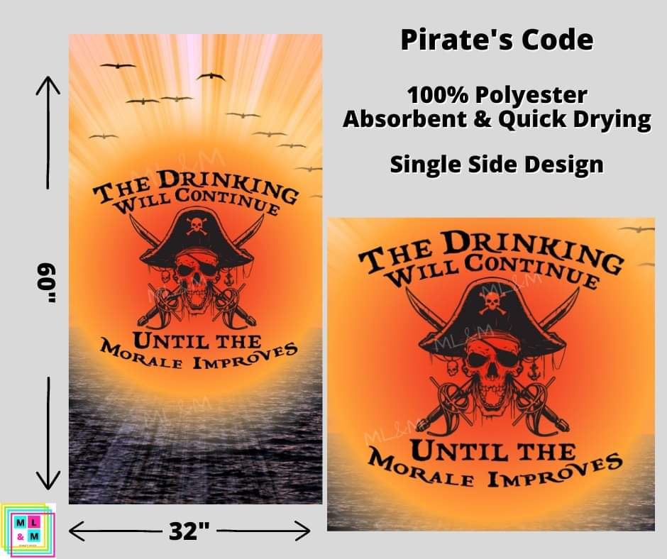Pirate's Code Towel