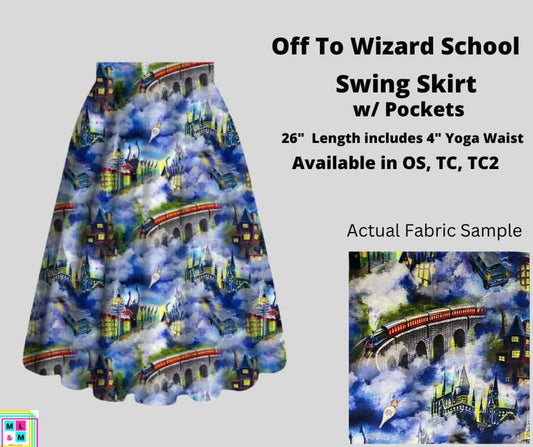 Off To Wizard School Skirt