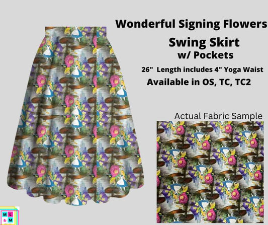 Wonderful Singing Flowers Skirt
