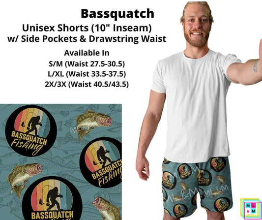 Bassquatch Unisex Shorts