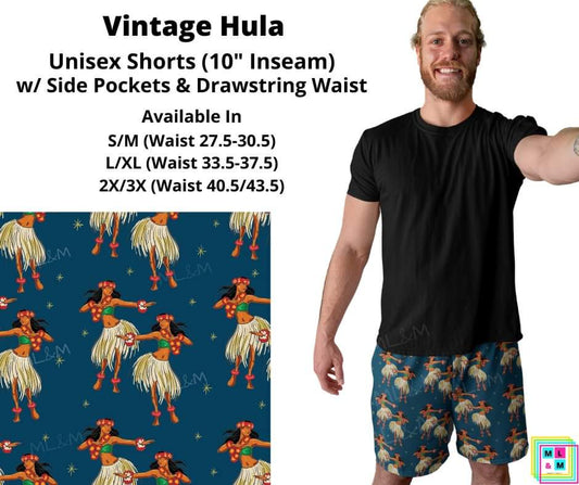 Vintage Hula Unisex Shorts