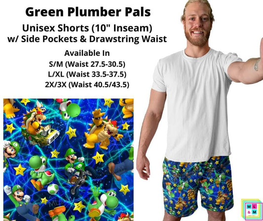 Green Plumber Pals Unisex Shorts