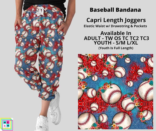 Baseball Bandana Jogger Capri