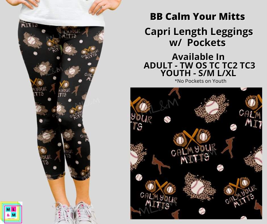 BB Calm Your Mitts Capri Length w/ Pockets