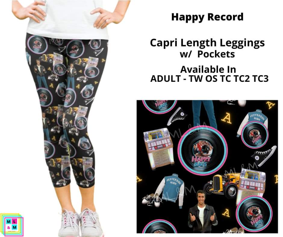 Happy Record Capri Length w/ Pockets
