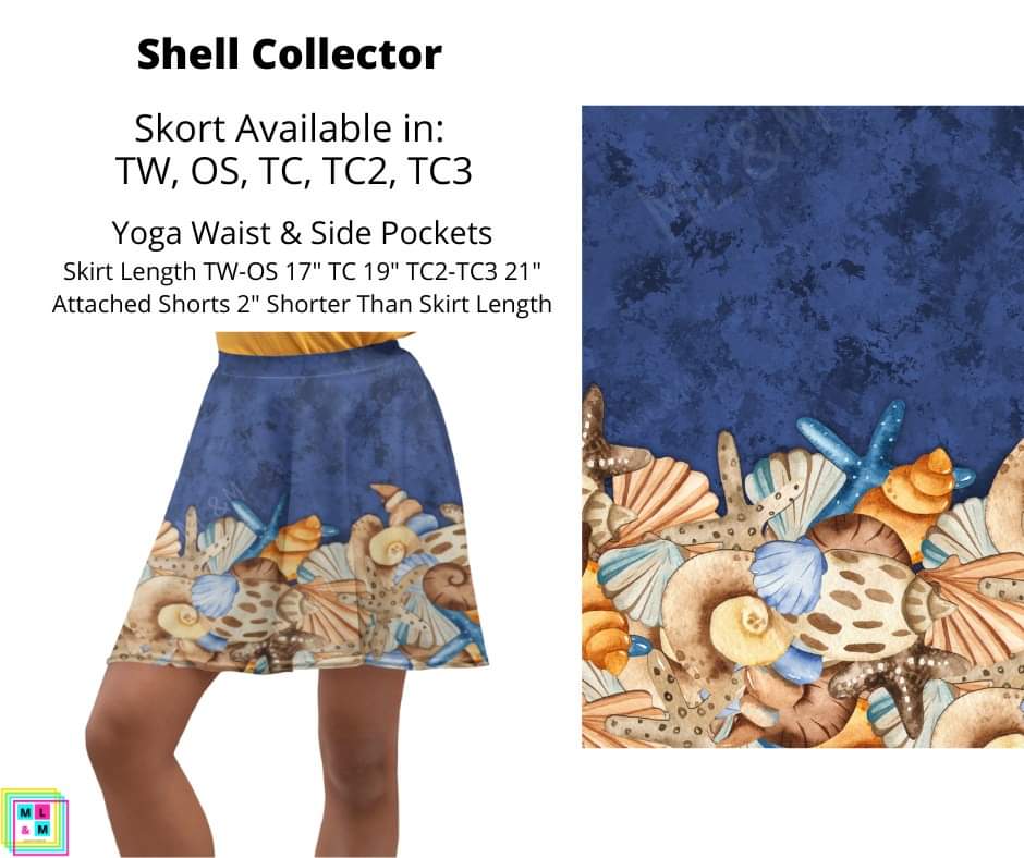 Shell Collector Skort