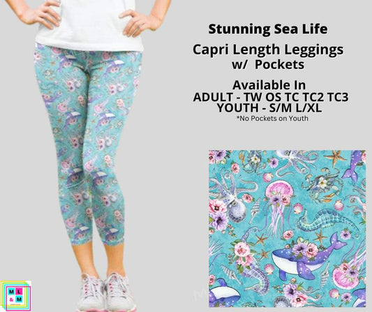 Stunning Sees Life Capri Length w/ Pockets