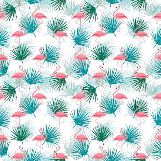 Flamingo White capris with pockets
