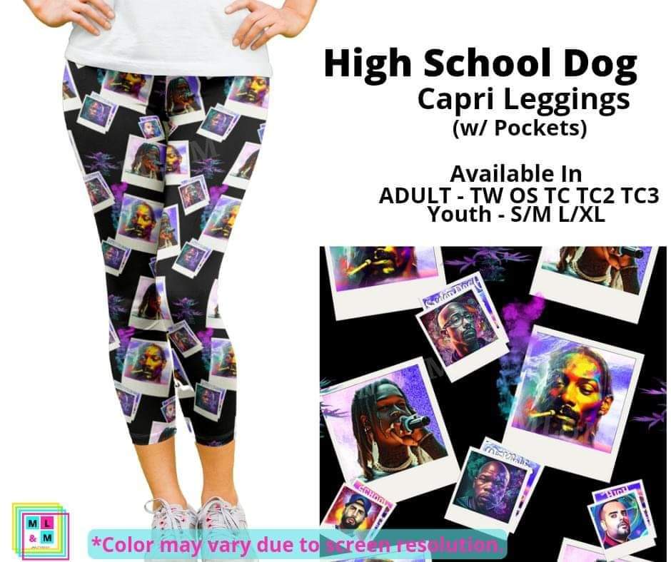 High School Dog Capri Length w/ Pockets