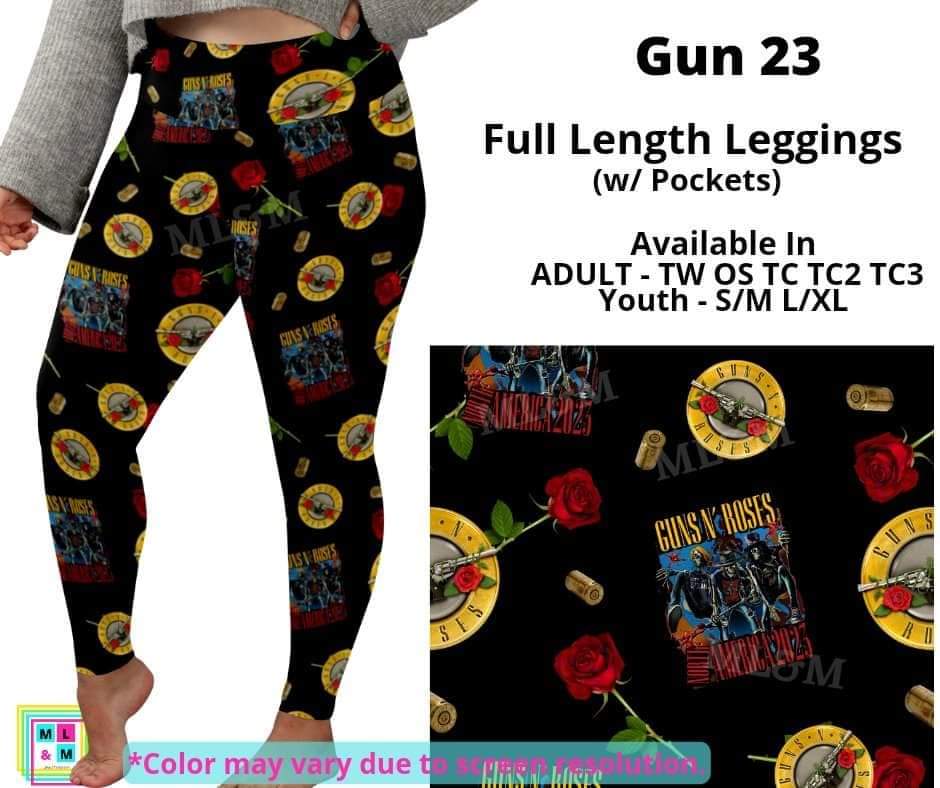 Gun 23 Full Length Leggings w/ Pockets