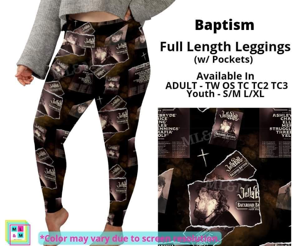 Baptism Full Length Leggings w/ Pockets