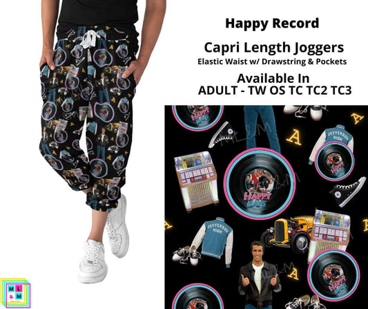 Happy Record Jogger Capri