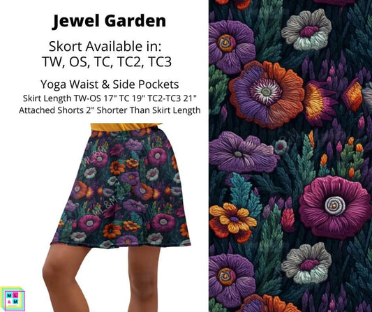 Jewel Garden Skort