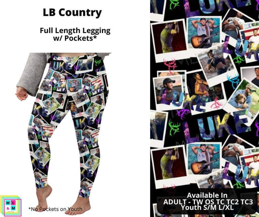 LB Country Full Length Leggings w/ Pockets