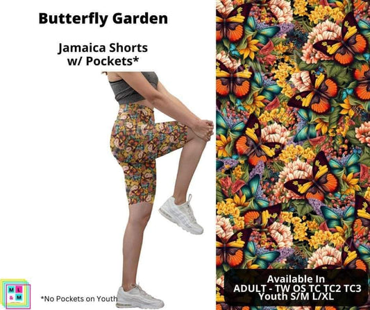 Butterfly Garden 10" Jamaica Shorts