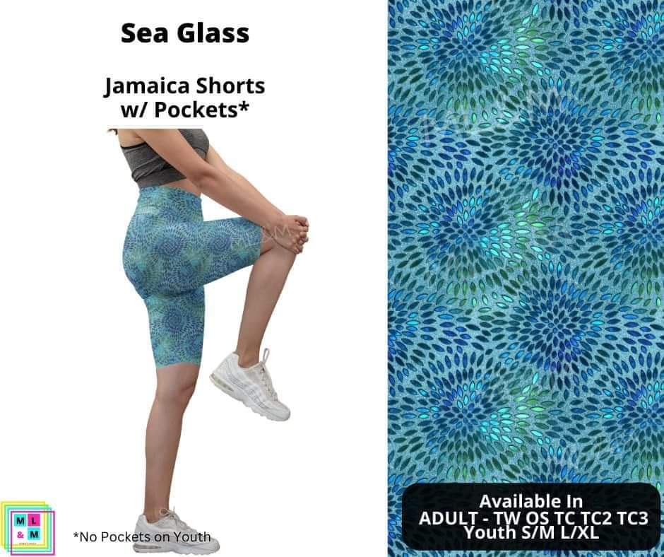 Sea Glass 10" Jamaica Shorts