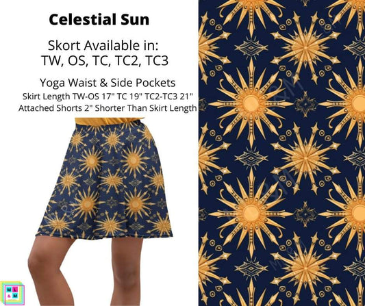 Celestial Sun Skort