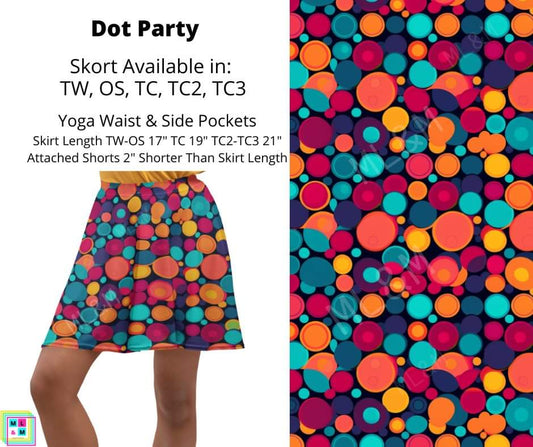 Dot Party Skort