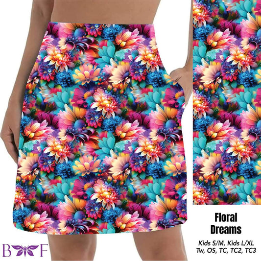 Floral Dreams skort
