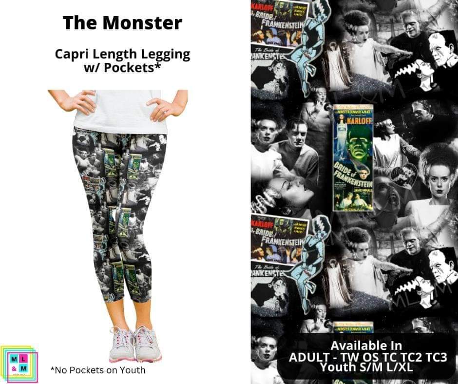 The Monster Capri Length w/ Pockets