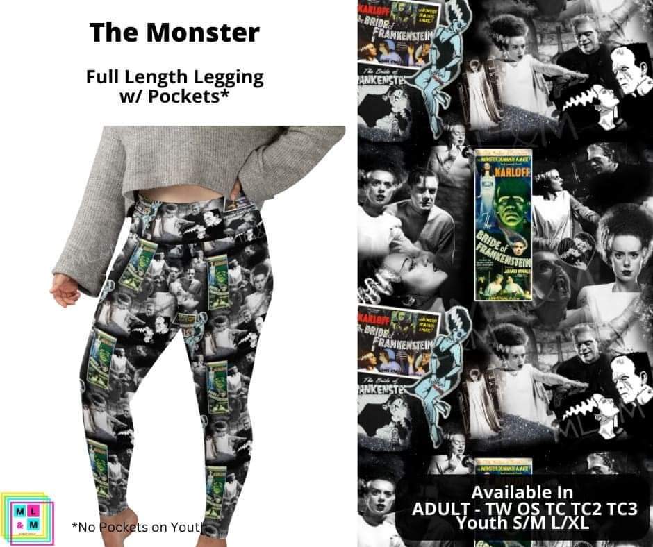 The Monster Full Length Leggings w/ Pockets