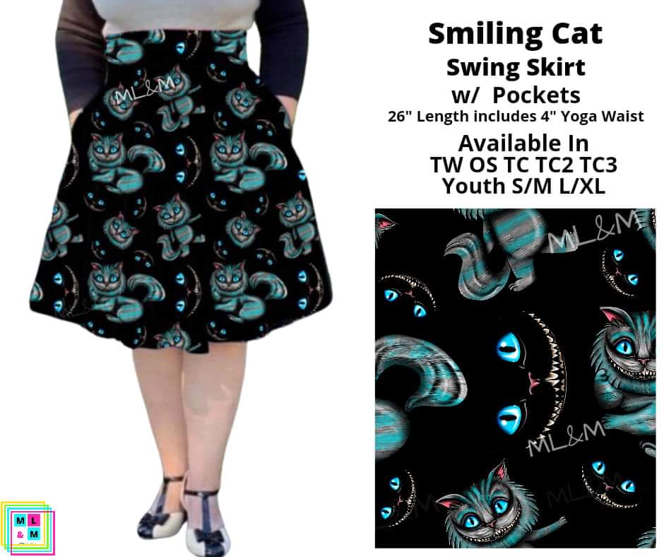 Smiling Cat Swing Skirt
