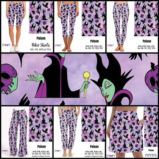 Poison Evil leggings and capris with pockets