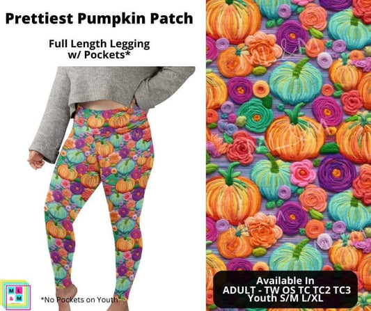 Prettiest Pumpkin Patch Full Length Leggings w/ Pockets