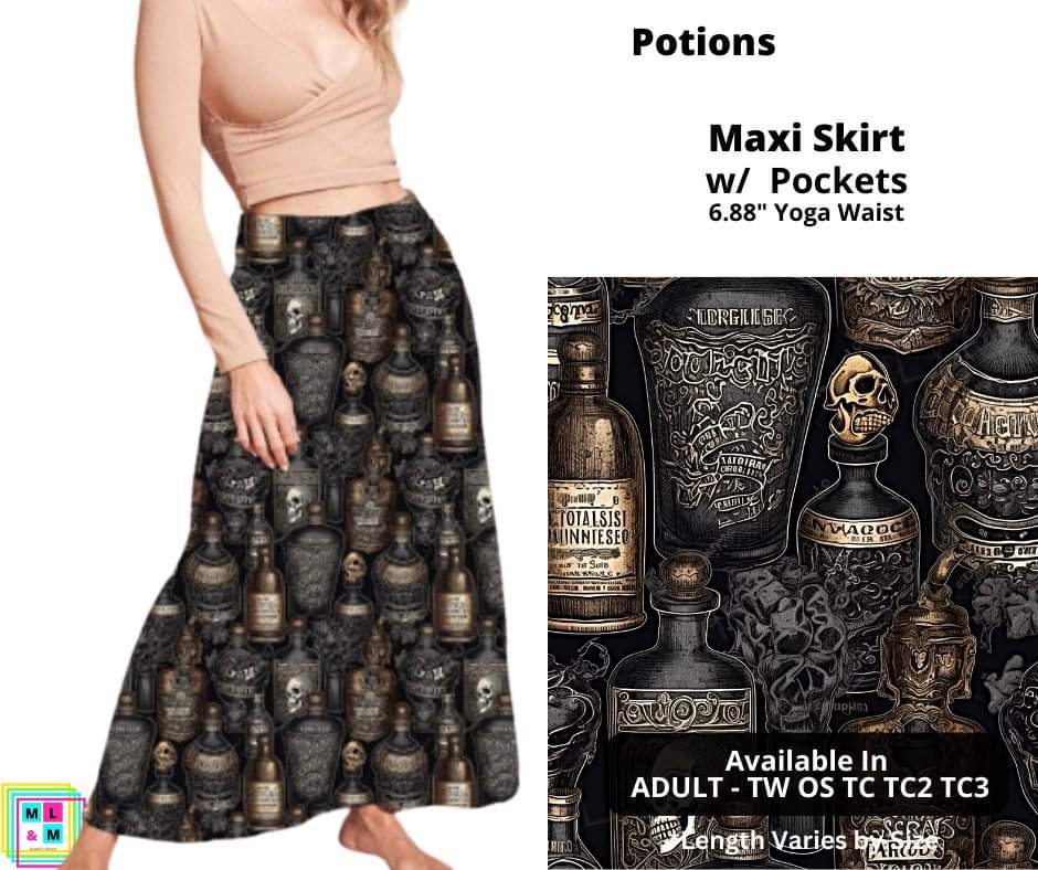 Potions Maxi Skirt