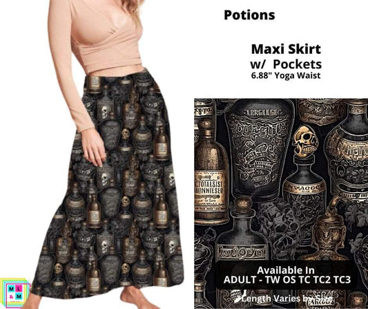 Potions Maxi Skirt