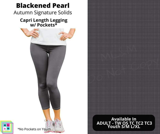 Blackened Pearl Capri Length w/ Pockets