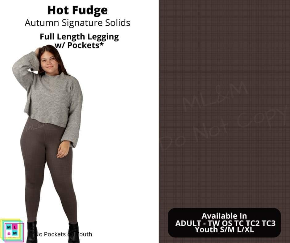 Hot Fudge Full Length Leggings w/ Pockets