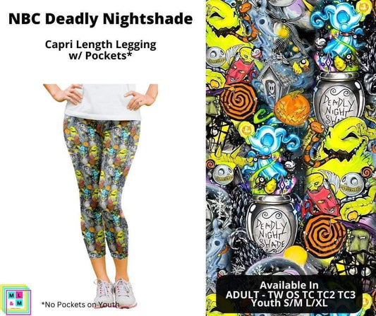 NBC Deadly Nightshade Capri Length w/ Pockets