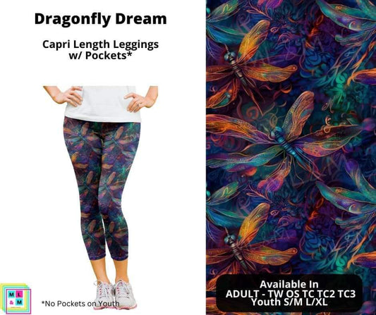 Dragonfly Dream Capri Length w/ Pockets